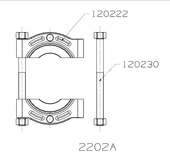 Forza Guillotina Plana de 70 mm de Diámetro